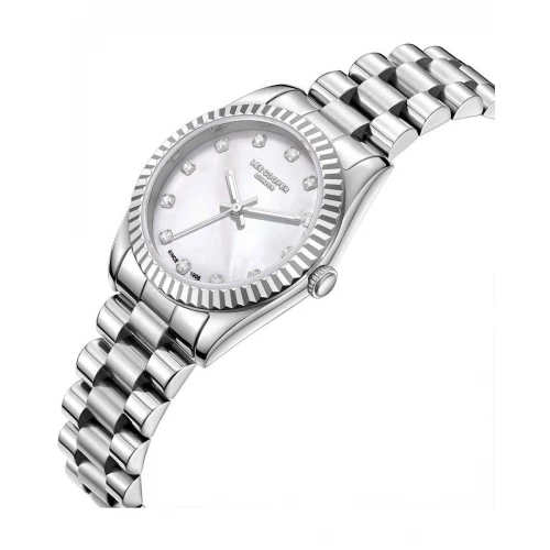 LEE COOPER Crystals με Ασημί Μπρασελέ από Super-Metal LC08212.320