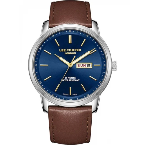 LEE COOPER Με Καφέ Δερμάτινο Λουράκι LC08235.394