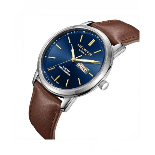 LEE COOPER Με Καφέ Δερμάτινο Λουράκι LC08235.394