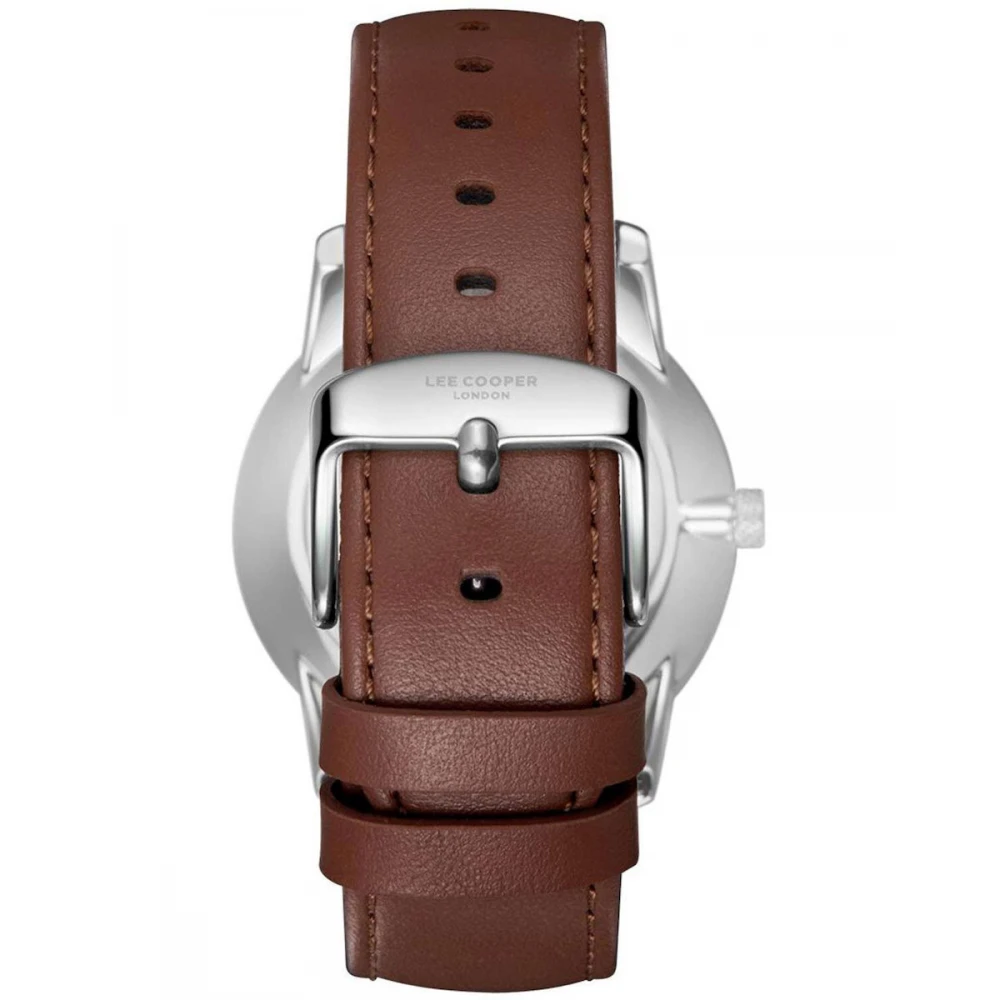 LEE COOPER Με Καφέ Δερμάτινο Λουράκι LC08235.394