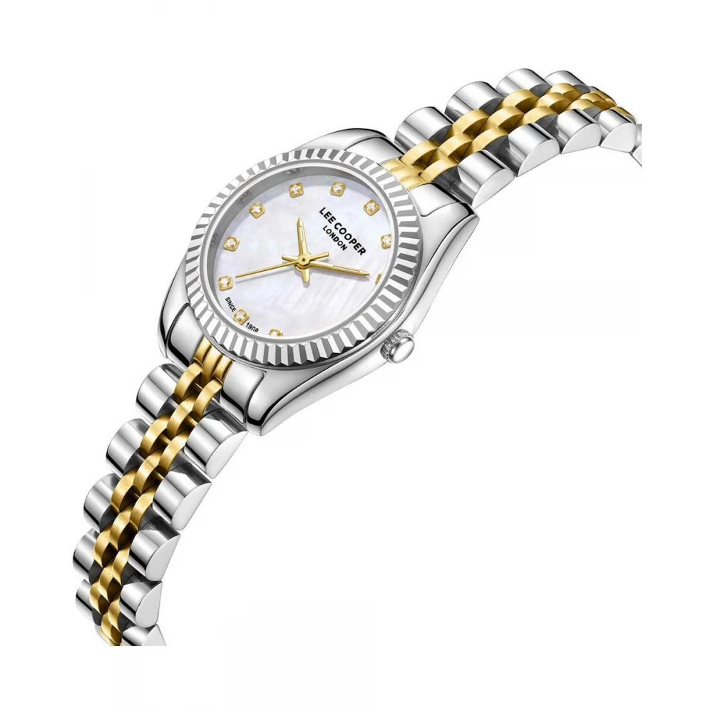 LEE COOPER Crystals με Μπρασελέ Δύο Τόνων από Super-Metal LC08243.220