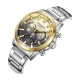 LEE COOPER Dual-Time Με Ασημί Μπρασελέ από Super-Metal LC08305.210