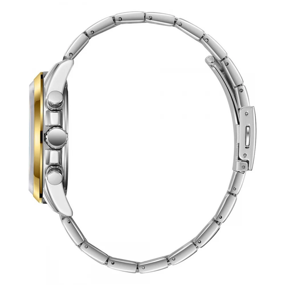 LEE COOPER Dual-Time Με Ασημί Μπρασελέ από Super-Metal LC08305.210