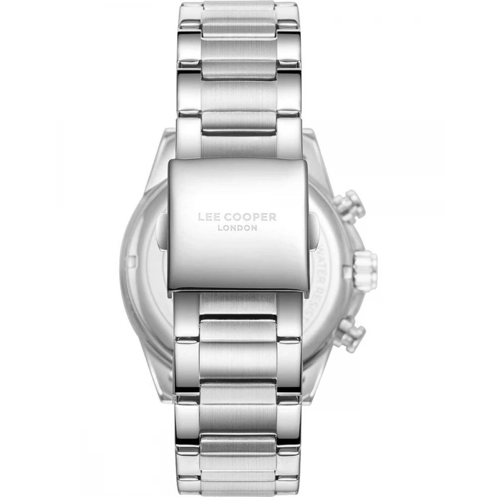 LEE COOPER Dual-Time Με Ασημί Μπρασελέ από Super-Metal LC08305.210
