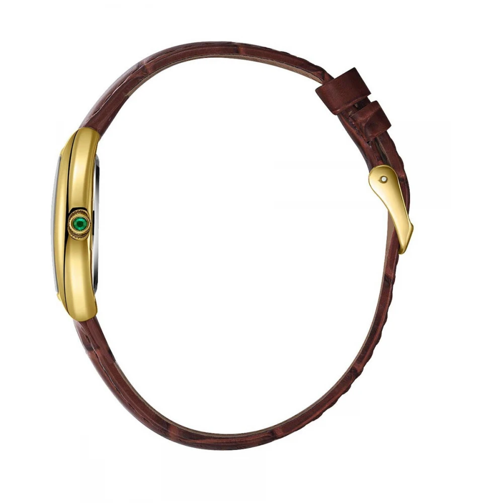 LEE COOPER Χρυσό με Κα΄φέ Δερμάτινο Λουράκι LC08315.172