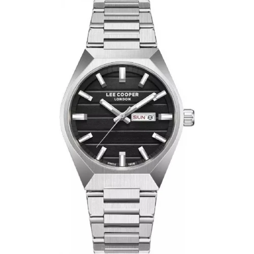 LEE COOPER Men's Με Ασημί Μπρασελέ από Super-Metal LC08363.350