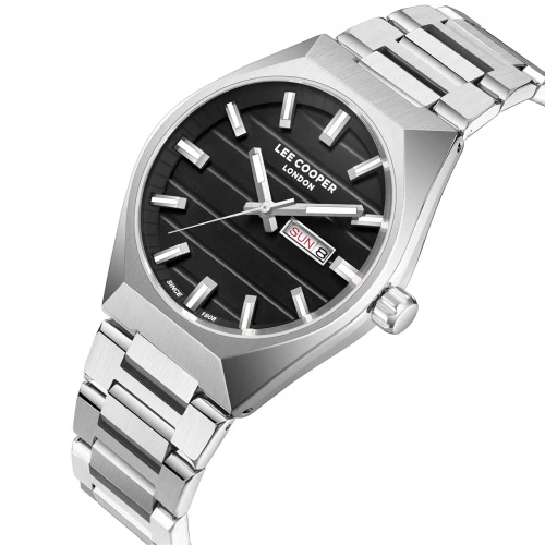 LEE COOPER Men's Με Ασημί Μπρασελέ από Super-Metal LC08363.350