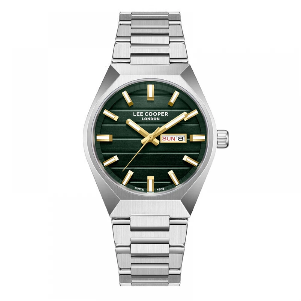 LEE COOPER Men's Με Ασημί Μπρασελέ από Super-Metal LC08363.370