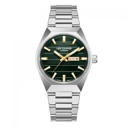 LEE COOPER Men's Με Ασημί Μπρασελέ από Super-Metal LC08363.370
