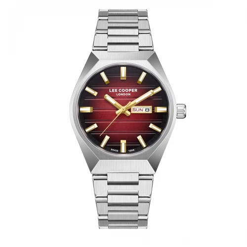 LEE COOPER Men's Με Ασημί Μπρασελέ από Super-Metal LC08363.380