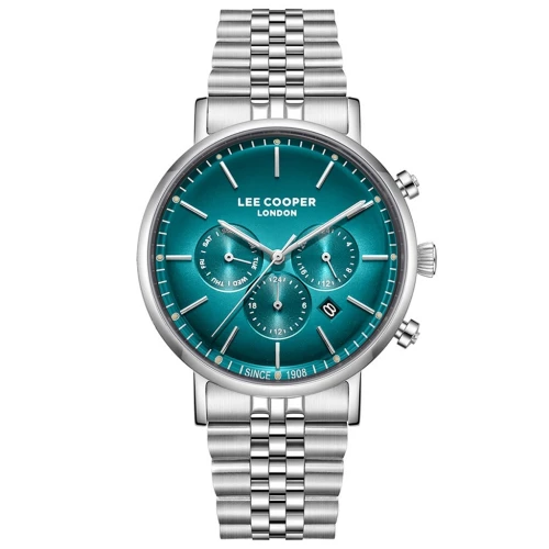 LEE COOPER Gents με Μπρασελέ από Super-Metal σε Ασημί Τόνο LC08372.391