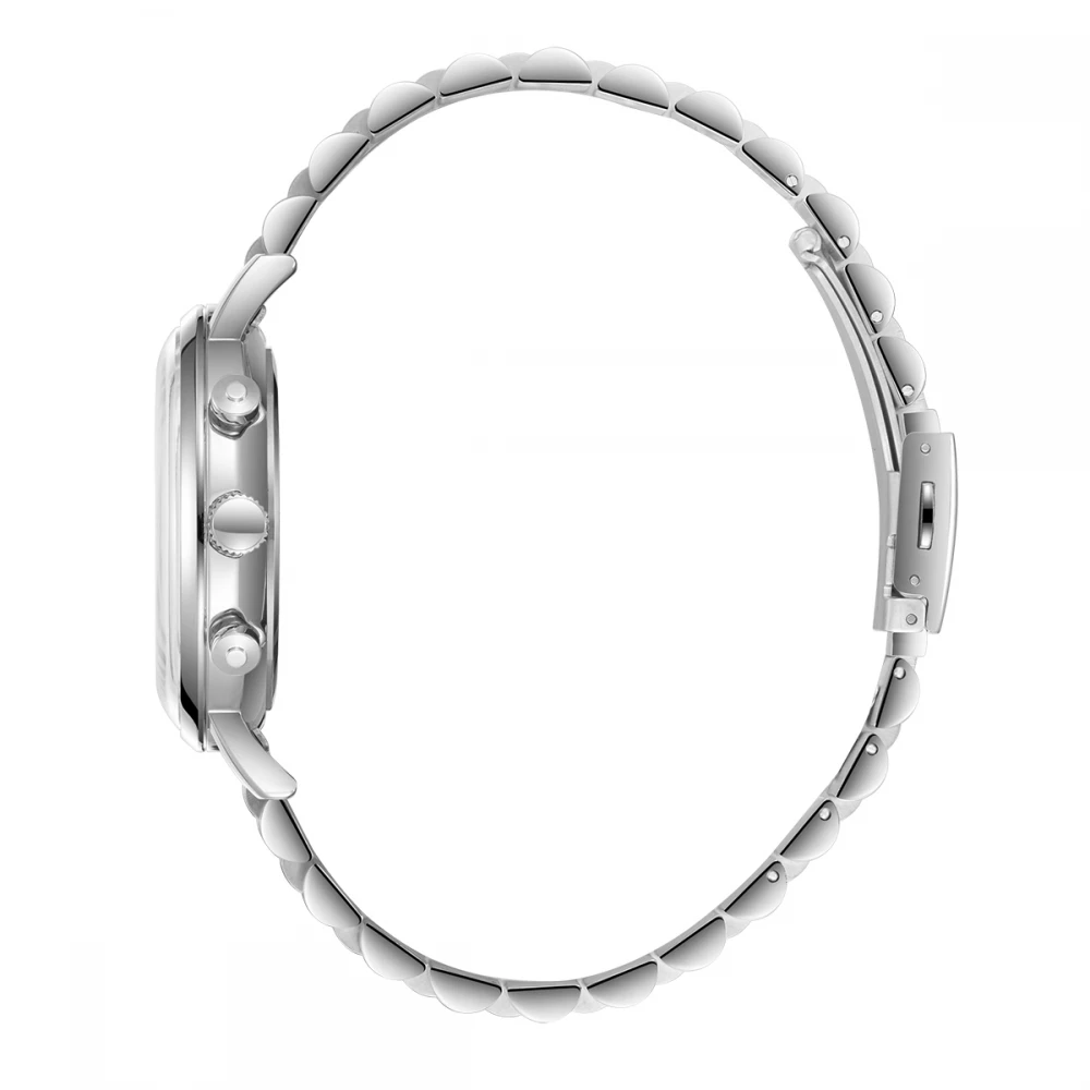 LEE COOPER Gents με Μπρασελέ από Super-Metal σε Ασημί Τόνο LC08372.391