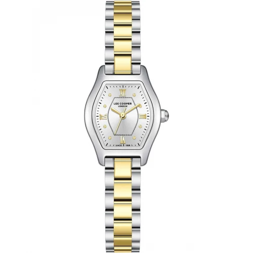 LEE COOPER Crystals με Μπρασελέ Δύο Τόνων από Super-Metal και Ζιργκόν LC08391.230