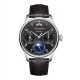 LEE COOPER Automatic Ρολόι με Μαύρο Δερμάτινο Λουράκι LC08441.351