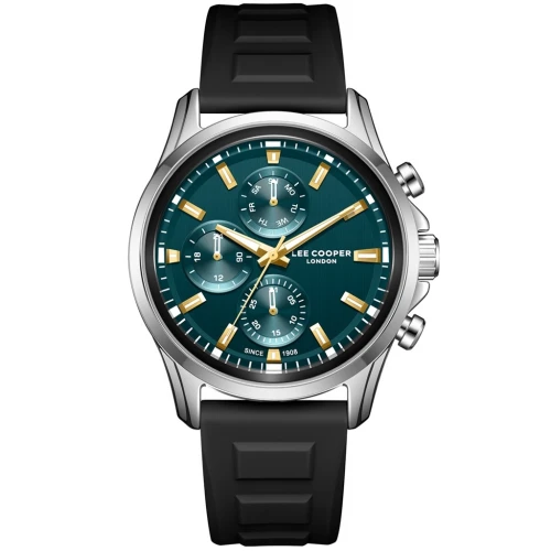 LEE COOPER Ρολόι με Μαύρο Λουράκι Από Σιλικόνη LC08541.391