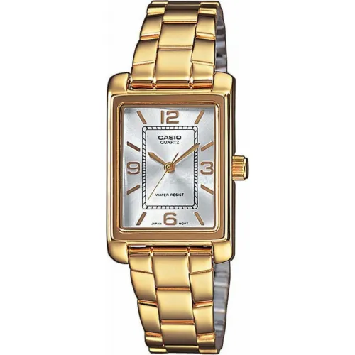 CASIO Collection Gold Stainless Steel Bracelet LTP-1234PG-7AEG