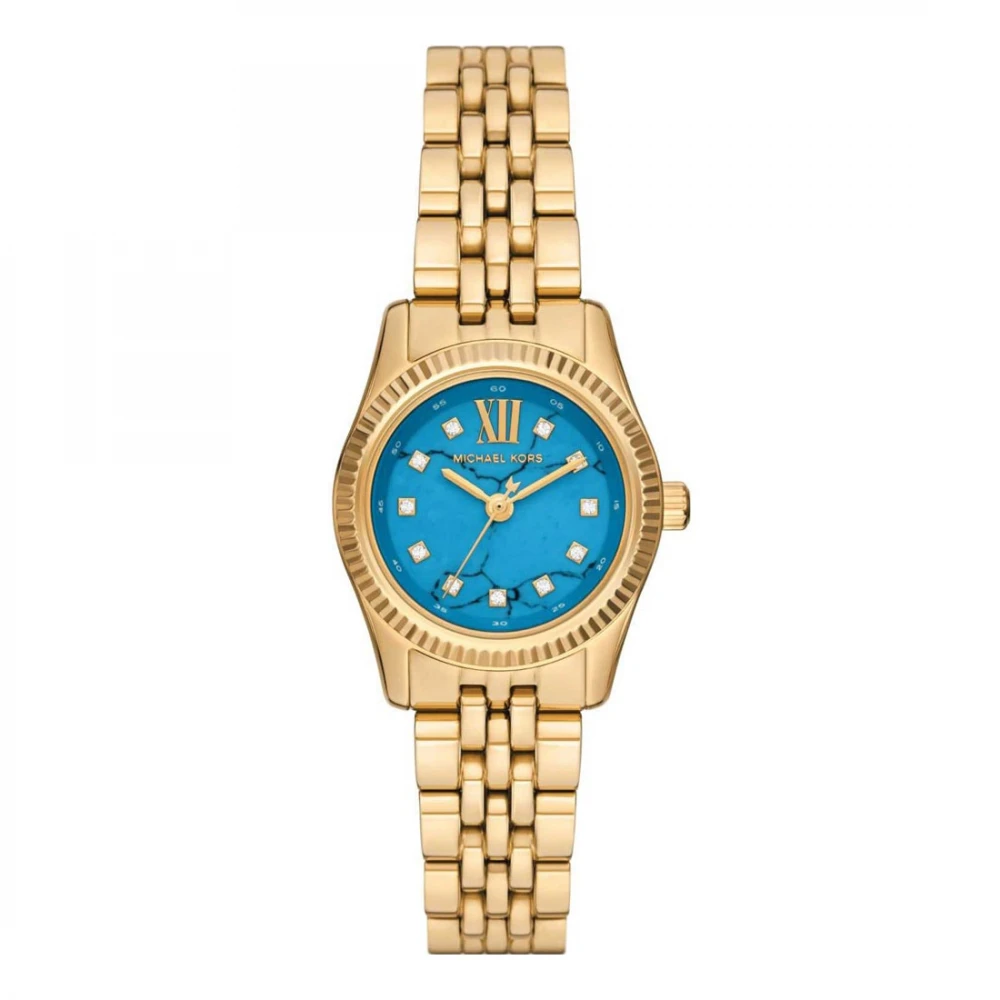 MICHAEL KORS Lexington Ρολόι με Μπρασελέ από επιχρυσωμένο ανοξείδωτο ατσάλι και Ζιργκόν MK4813