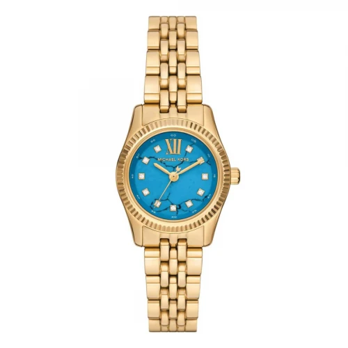 MICHAEL KORS Lexington Ρολόι με Μπρασελέ από επιχρυσωμένο ανοξείδωτο ατσάλι και Ζιργκόν MK4813