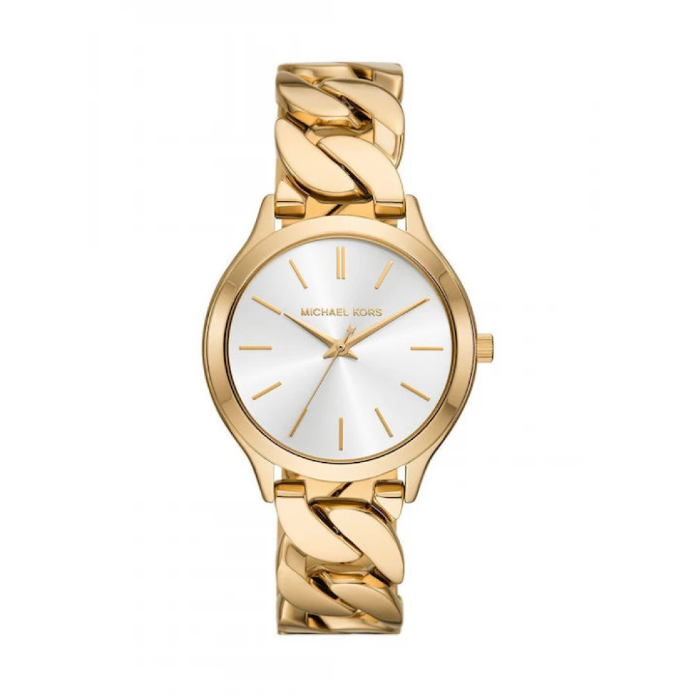 MICHAEL KORS Runaway, Με Χρυσό μπρασελέ από Ανοξείδωτο Ατσάλι MK7472
