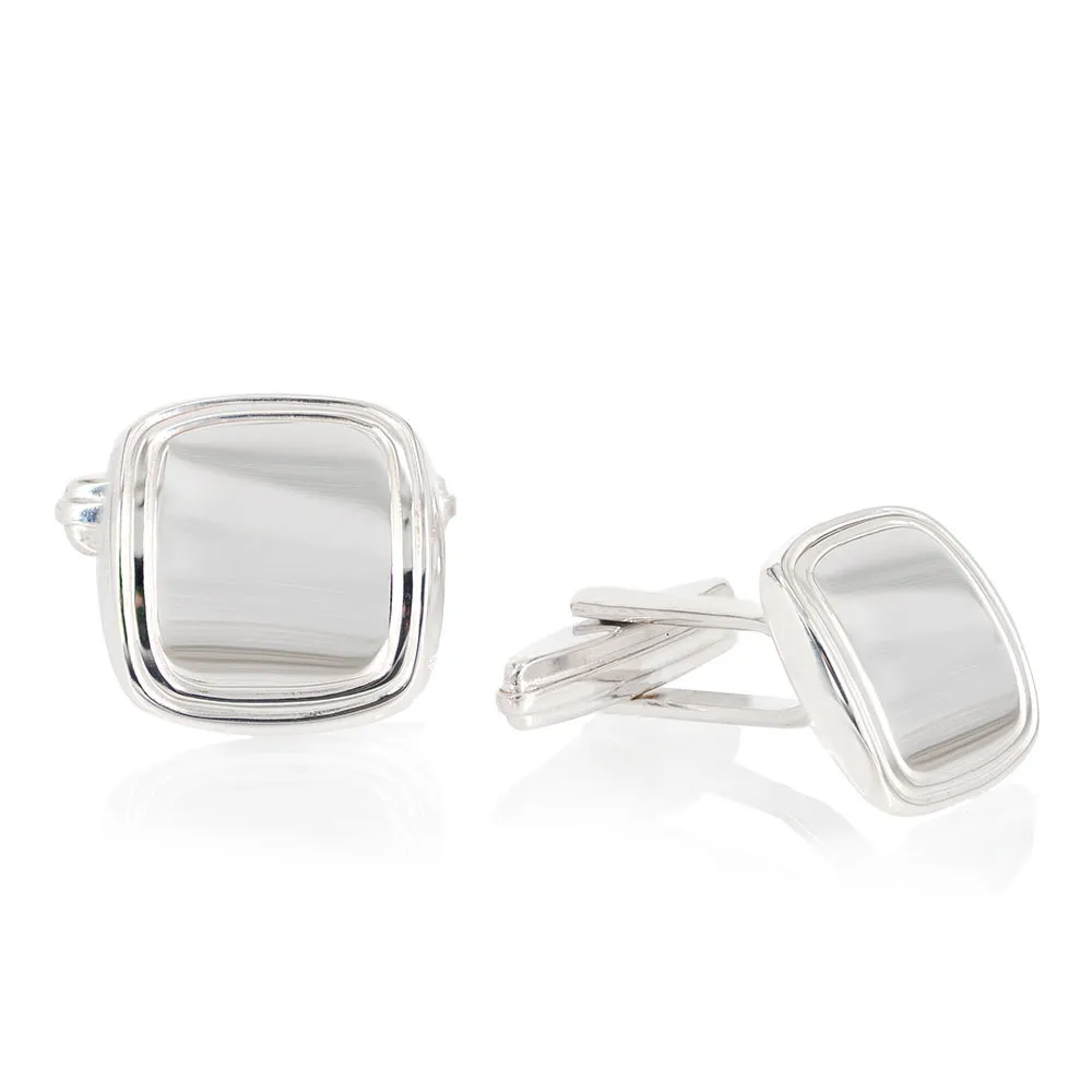 TRIANTOS Μανικετόκουμπα από 925 Ασήμι MNTR1025