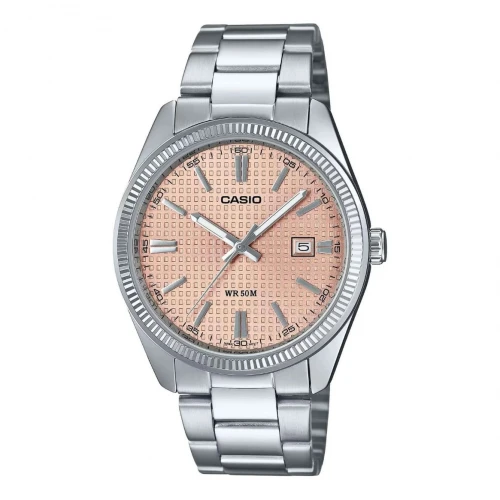 Casio Standard με Μπρασελέ από Ανοξείδωτο Ατσάλι σε Ασημί τόνο MTP-1302PE-4AVEF