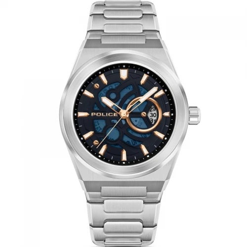 POLICE Ofset Με Ασημί Μπρασελέ από Ανοξείδωτο Ατσάλι PEWJH2228008