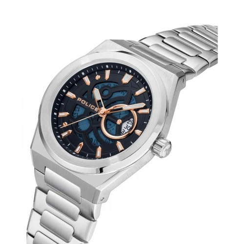POLICE Ofset Με Ασημί Μπρασελέ από Ανοξείδωτο Ατσάλι PEWJH2228008