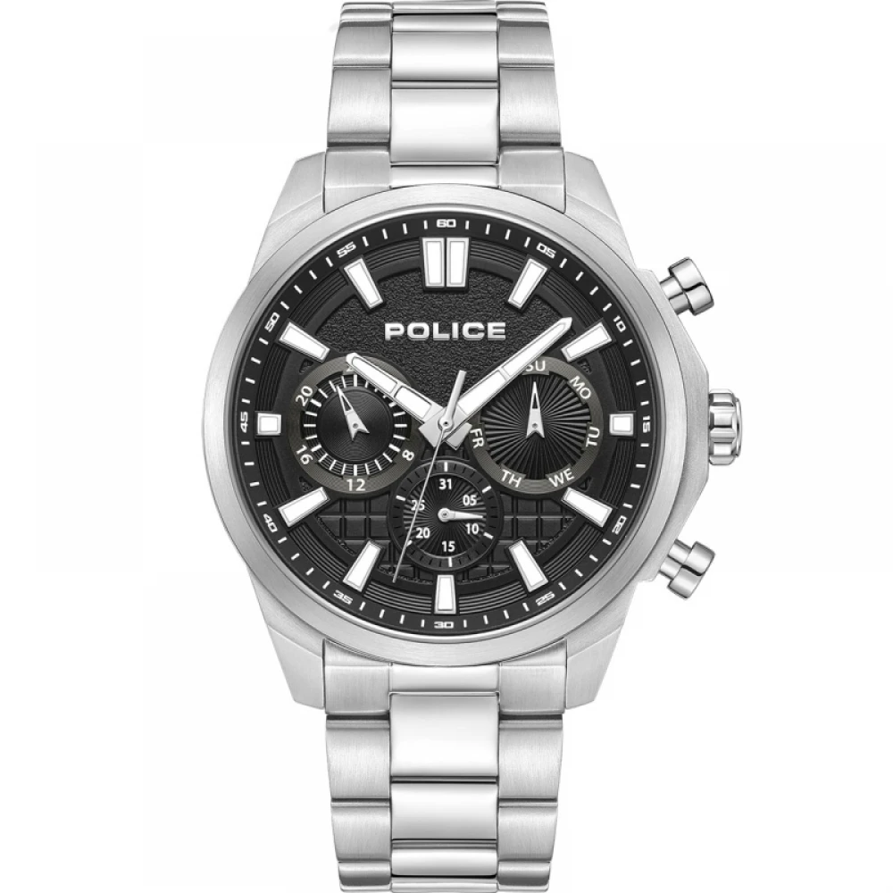 POLICE RANGY με Ασημί Μπρασελέ από Ανοξείδωτο Ατσάλι PEWJK0021001M