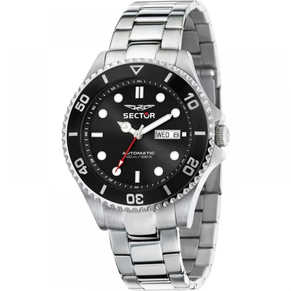 SECTOR 230 Automatic με Μπρασελέ από Ανοξείδωτο Ατσάλι σε ασημί τόνο R3223161021