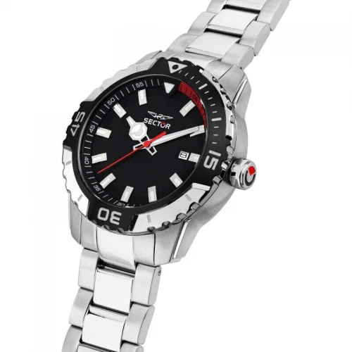 SECTOR Legend με Ασημί Μπρασελέ από Ανοξείδωτο Ατσάλι R3253135001