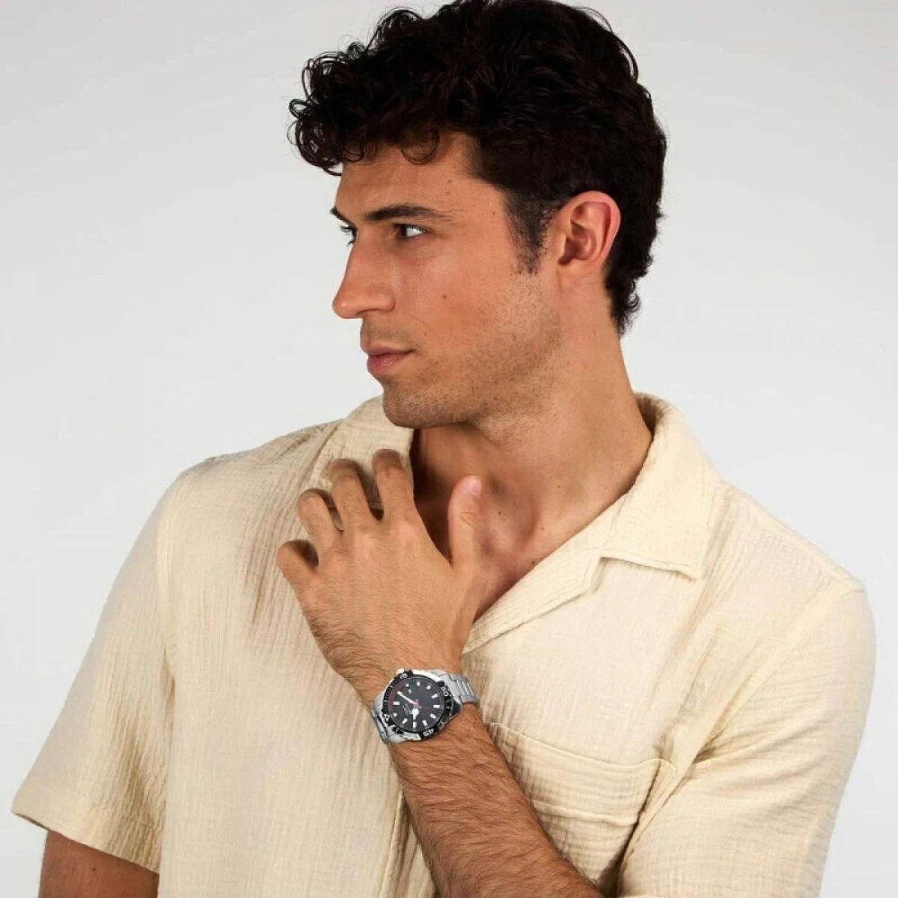 SECTOR Legend με Ασημί Μπρασελέ από Ανοξείδωτο Ατσάλι R3253135001