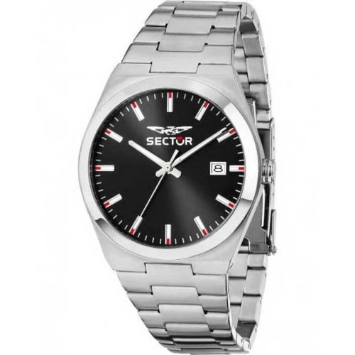 SECTOR C300 με Μπρασελέ από Ανοξείδωτο Ατσάλι σε Ασημί τόνο R3253301001