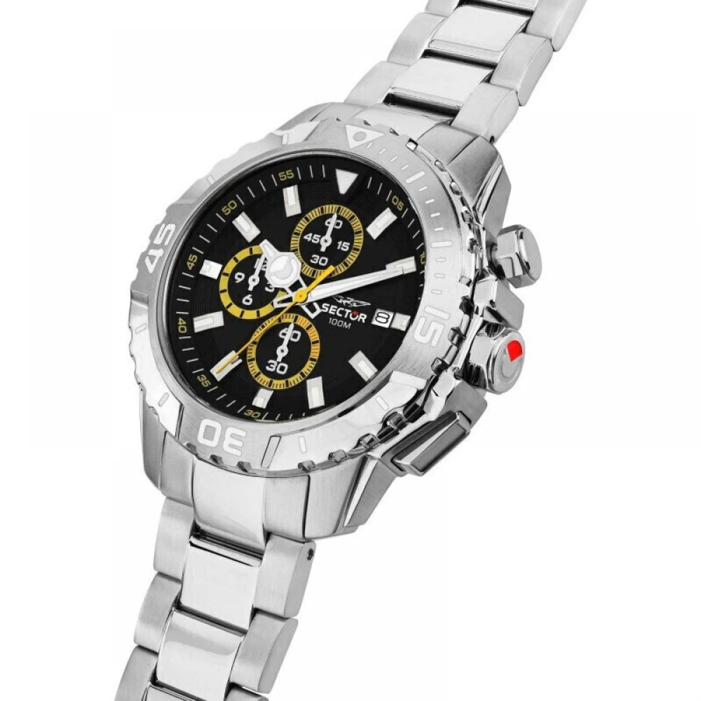 SECTOR Legend με Ασημί Μπρασελέ από Ανοξείδωτο Ατσάλι R3273735001