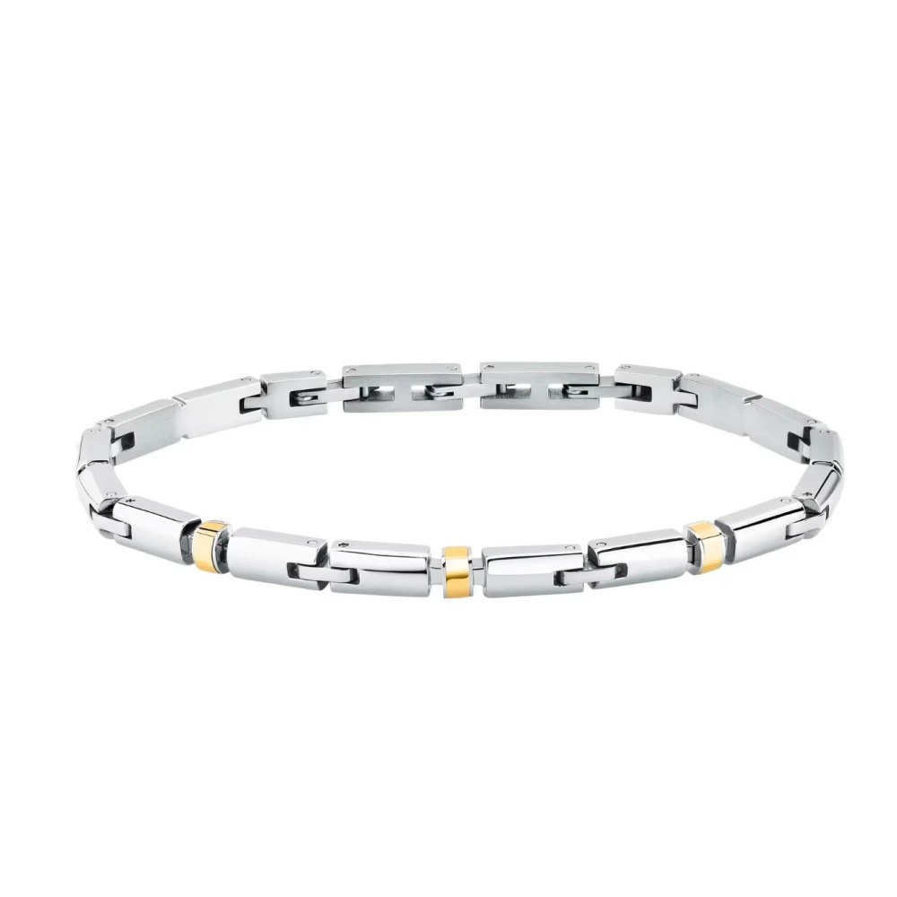 MORELLATO Βραχιόλι από Ανοξείδωτο Ατσάλι με Χρυσά Στοιχεία K18 SABY17