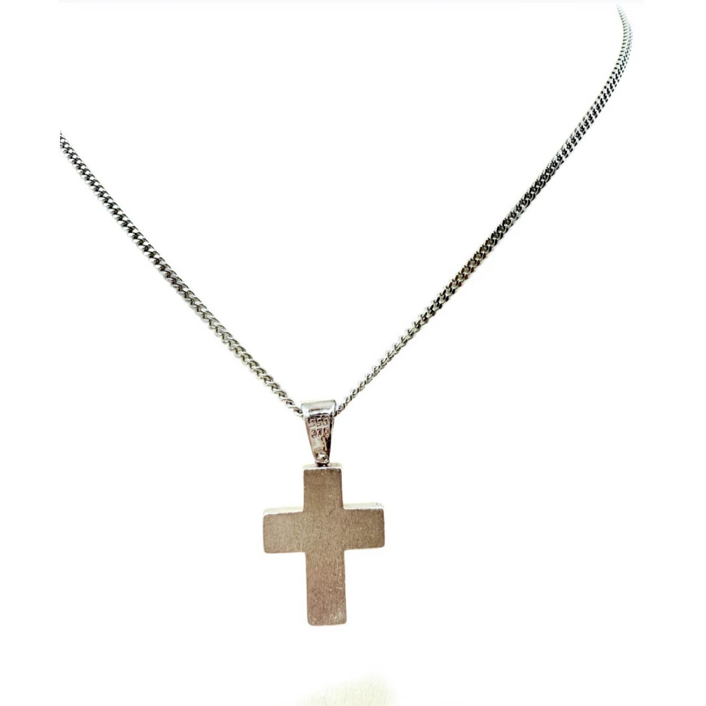 Σταυρός από Ασήμι 925 και Χρυσό 9Κ ST160KLE