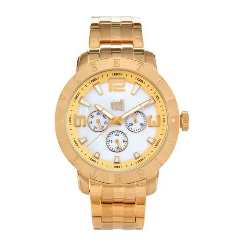 VISETTI Gold Stainless Steel Bracelet TI-976GW