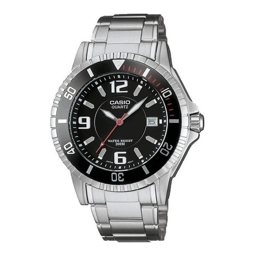 Casio Collection με Μπρασελέ από Ανοξείδωτο Ατσάλι σε ασημί τόνο MTD-1053D-1AVES