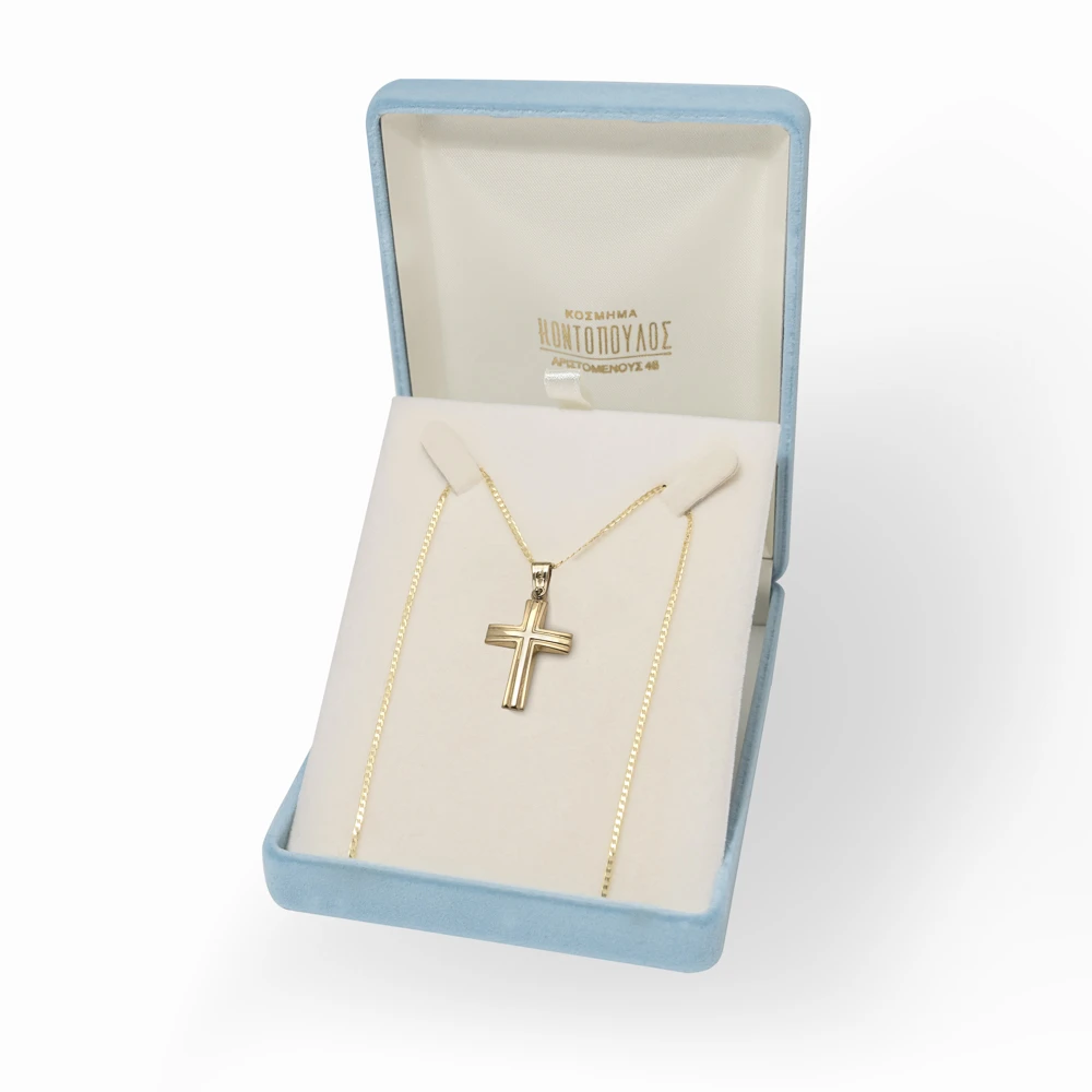 14K Χρυσός Σταυρός 026465F