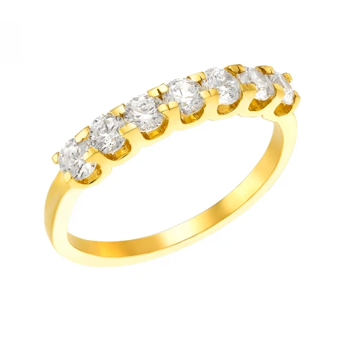 14K Χρυσό Δαχτυλίδι με Ζiργκόν 0305K1