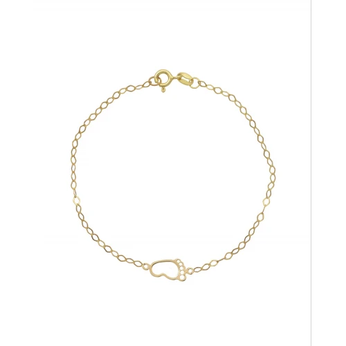 9K Χρυσό Bραχιόλι με "Πατουσάκι" 038767F