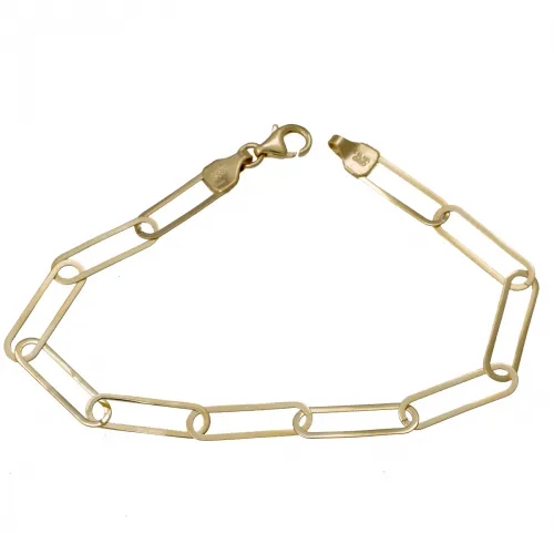 14K Χρυσό Βραχιόλι με Κρίκους 042268F