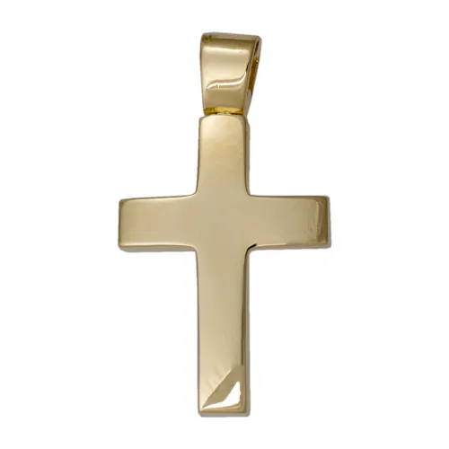18K Χρυσός Σταυρός με Διαμάντια 044725F