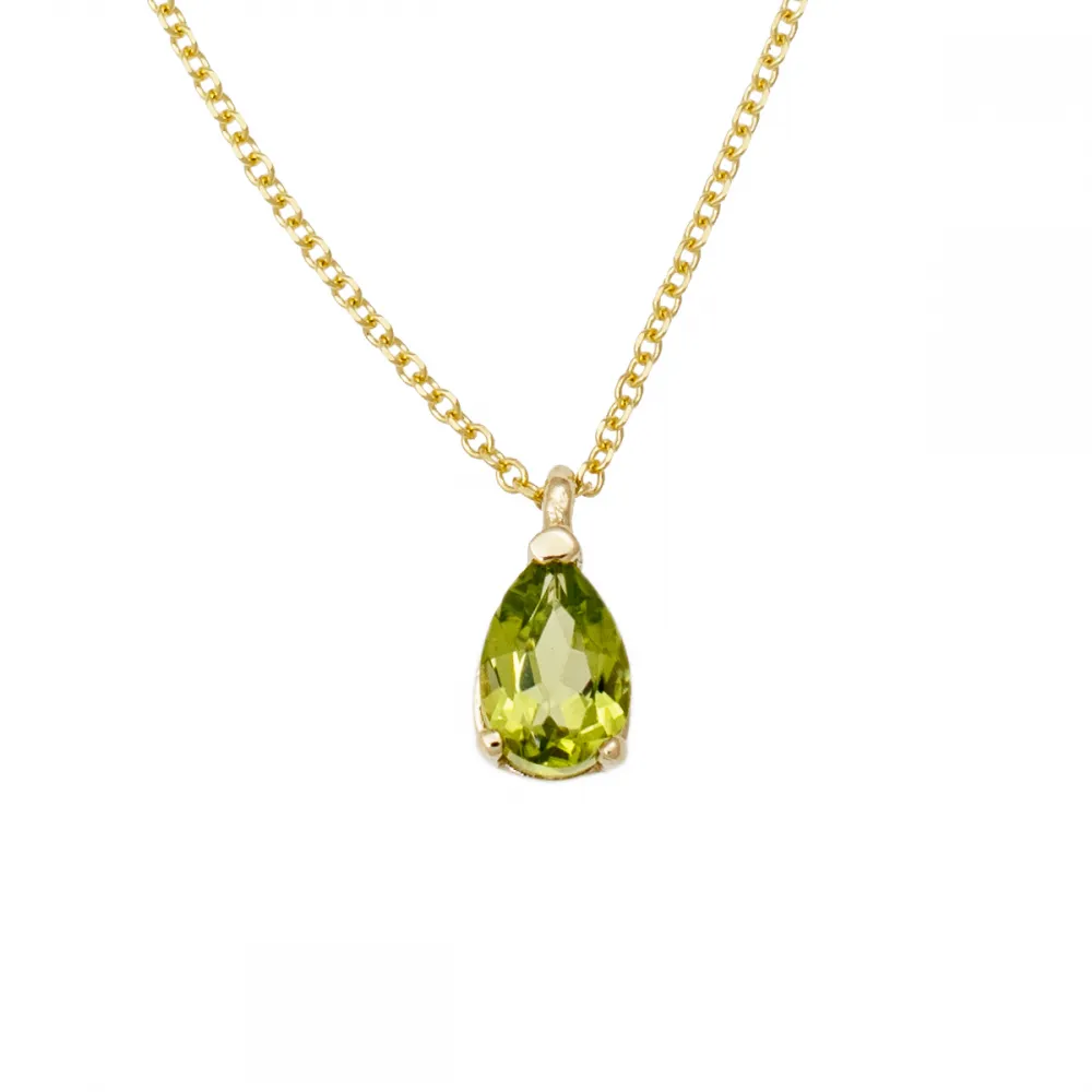 14K Χρυσό Κολιέ Με Περίδοτο 0985PER