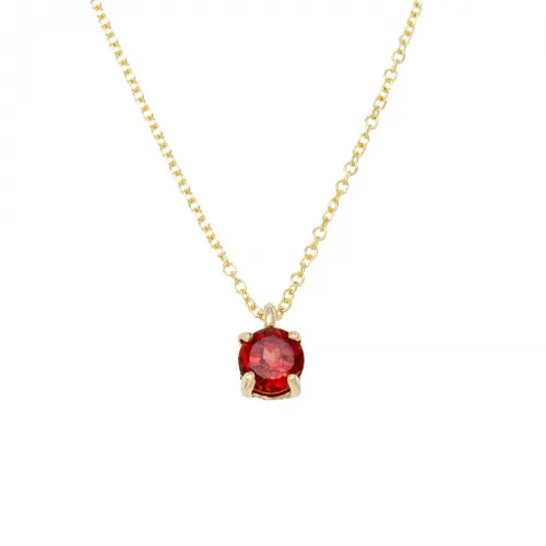 14K Χρυσό Κολιέ Με Ορυκτή Γρανάδα 0989GR1