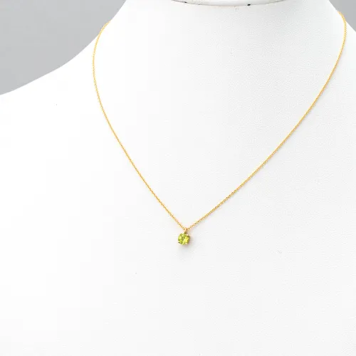 14K Χρυσό Κολιέ Με Περίδοτο 0989PER