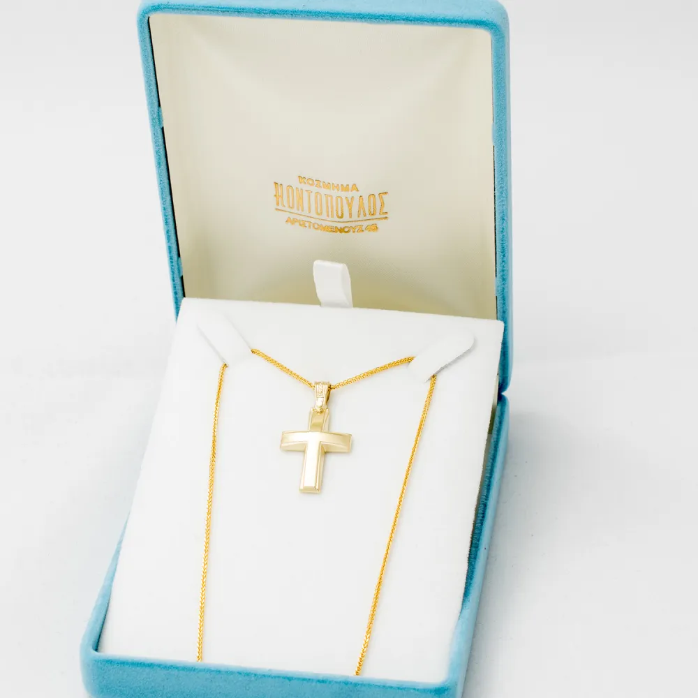 14K Χρυσός Σταυρός 1.2.1054