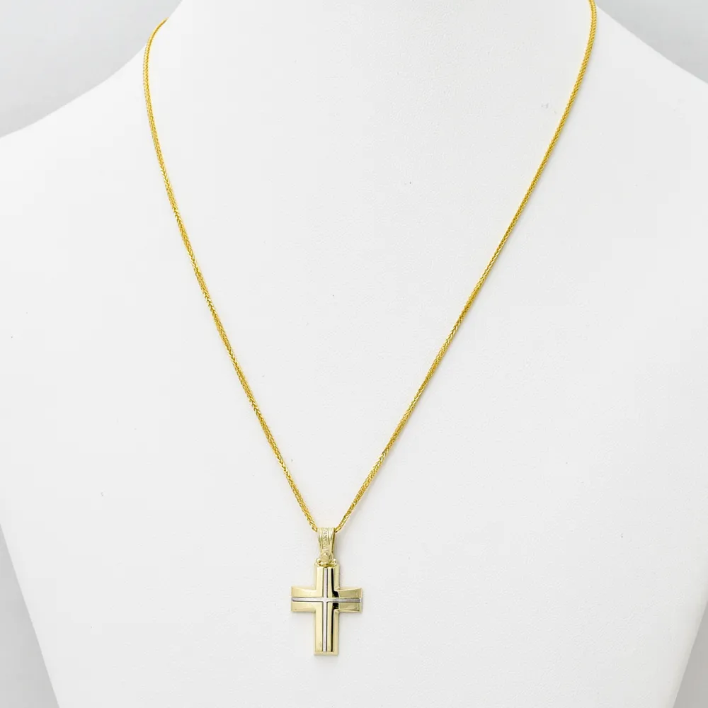 14K Χρυσός Σταυρός 1.7.1001