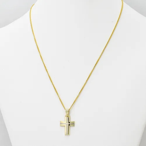 14K Χρυσός Σταυρός 1.7.1001