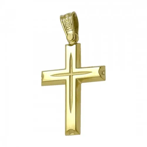 18K Χρυσός Σταυρός 171015ST