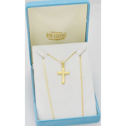 18K Χρυσός Σταυρός 171015ST
